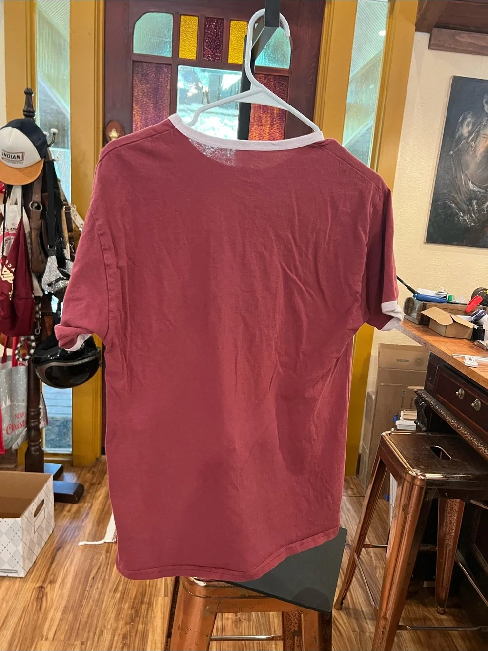 Dr Pepper Men's Short Sleeve Tee in Maroon